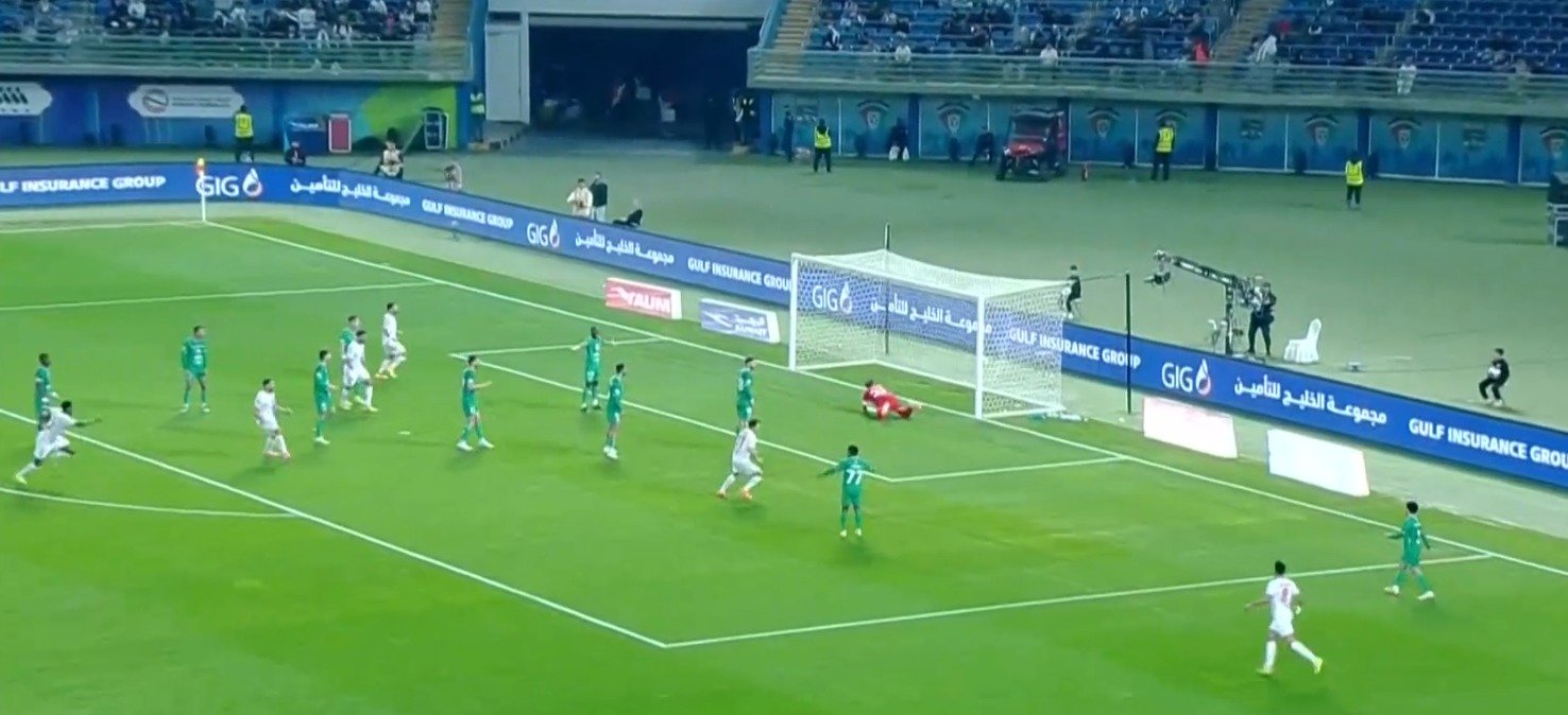 الكويت يعزز تقدمه أمام العربي بهدفٍ ثانٍ #كأس_سمو_الأمير 