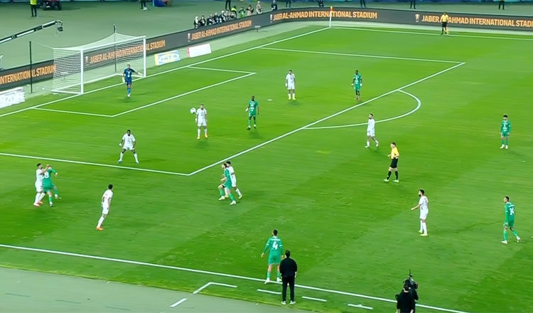 عاجل | (الدقيقة 39 ): محمد دحام يضيف الهدف الثاني للكويت من تمريرة جميلة من عمرو عبد الفتاح 