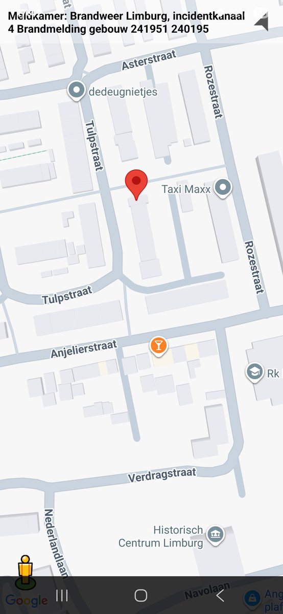 Brandmelding in gebouw op Tulpstraat, Heerlen