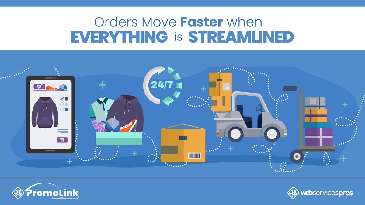 Many production delays start before work ever reaches the floor.

𝗧𝗵𝗲𝘀𝗲 𝗮𝗿𝗲 𝗼𝗿𝗱𝗲𝗿 𝗱𝗶𝘀𝗰𝗼𝗻𝗻𝗲𝗰𝘁𝘀.

When order details stay consistent, production keeps moving.

That’s the value of streamlined order flow
👉 webservicespros.com/promolink-one/