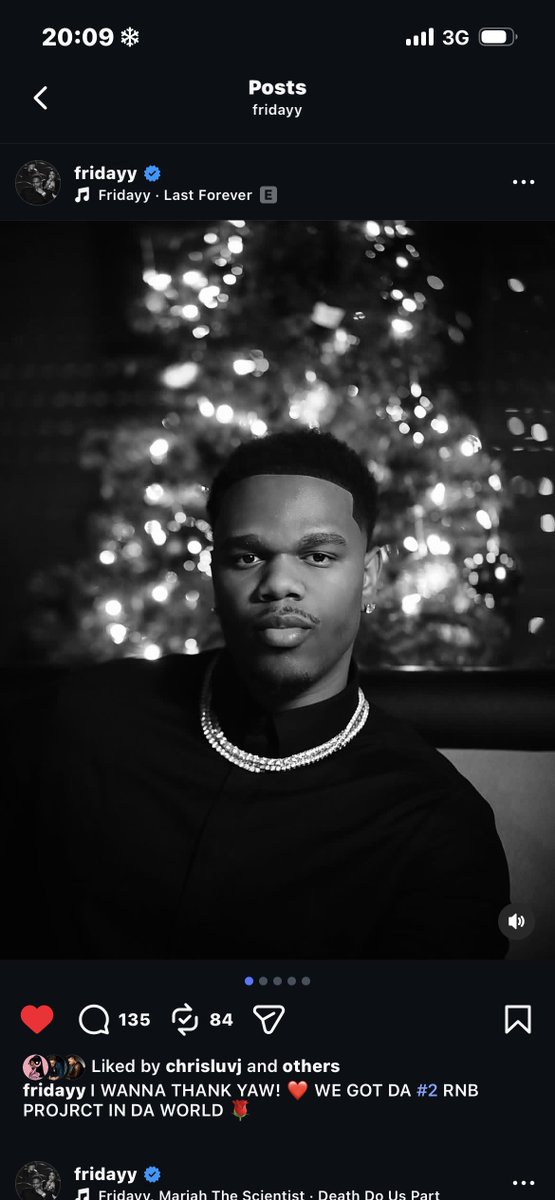 FridayyStats's tweet image. .@fridayy joins a fairly exclusive list of artists to ever be featured on the face of R&amp;amp;B music section on Apple Music.