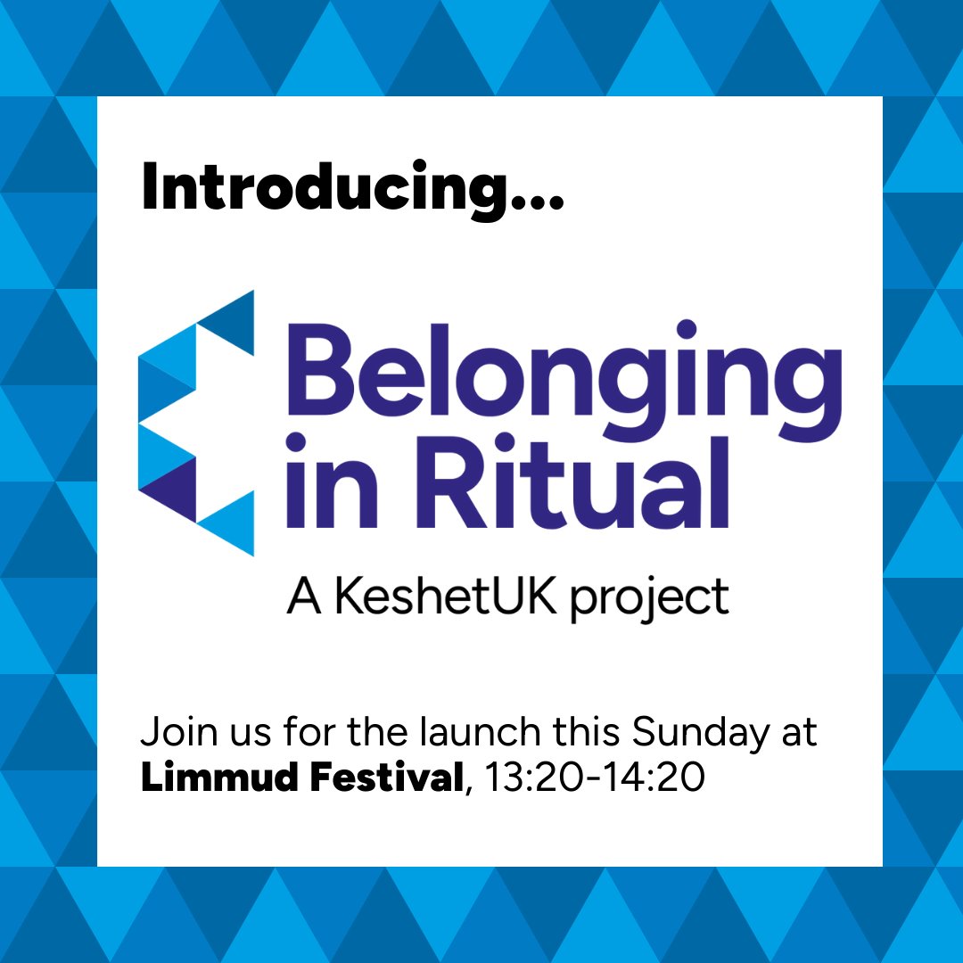 KeshetUK's tweet photo. Belonging in Ritual is a new digital resource portal supporting UK Jewish communities to create ritual and communal life that is inclusive of LGBT+ Jews.

Join us to explore the portal, share feedback, and help shape what comes next.

Register for updates: https://t.co/kmyXf04x0u https://t.co/FFbc4xTBNk
