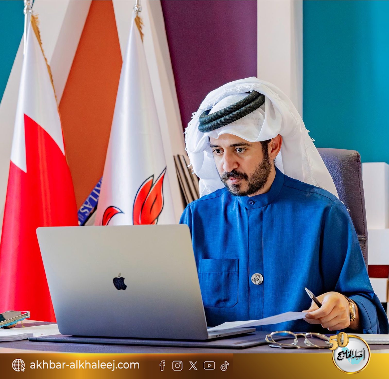 خلال ترؤس سموه الاجتماع السابع لمجلس الإدارة .. خالد بن حمد يشيد بإنجازات فريق البحرين في 2025 .. سموه يوجه اللجنة الأولمبية بالإعداد والتحضير لاستضافة دورة الألعاب العربية #البحرين 