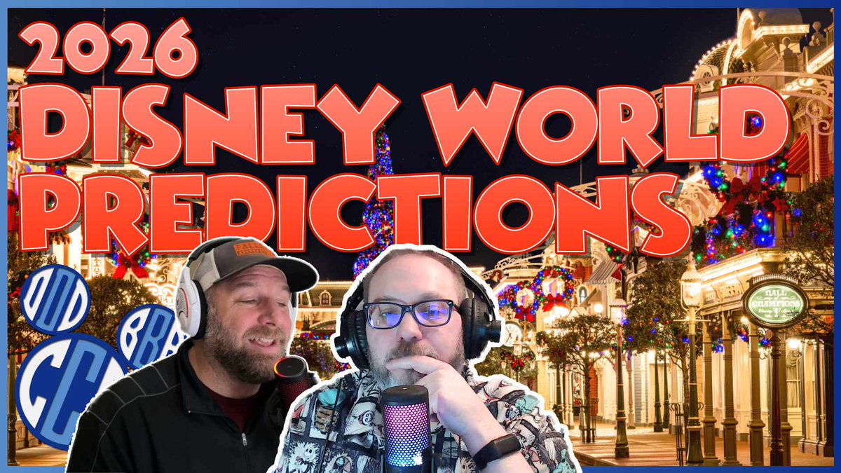 New Episode!

Predictions! Reviewing 2025 and Looking Ahead to 2026

What are your big Disney predictions for 2026?

YouTube: youtu.be/Mkgs75tA9fc?si…

And on all major podcast platforms!

#TheDBCPor #Disney #2026Predictions