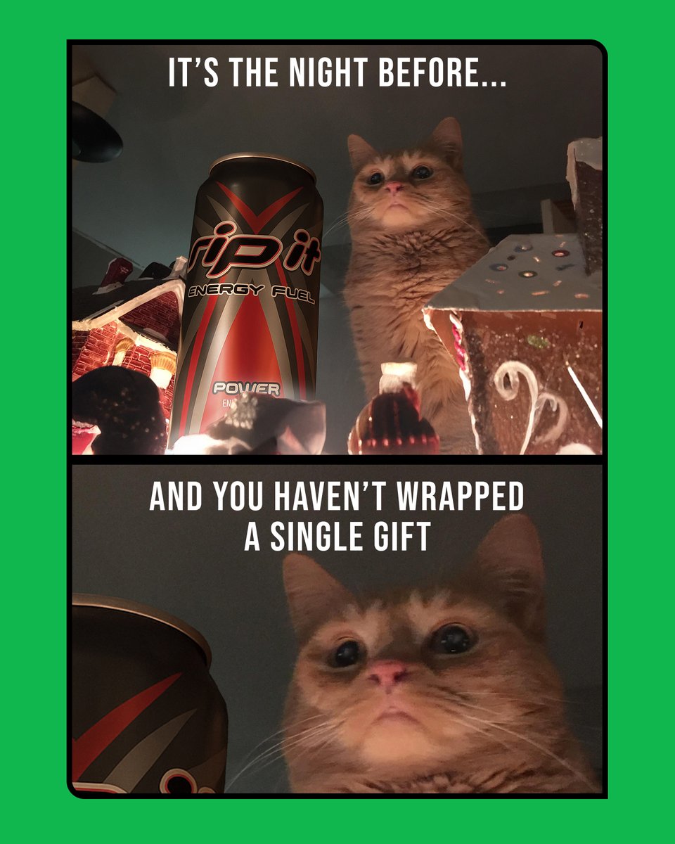 GET TO IT, THOSE GIFTS ARE GOING TO WRAP THEMSELVES 🎁