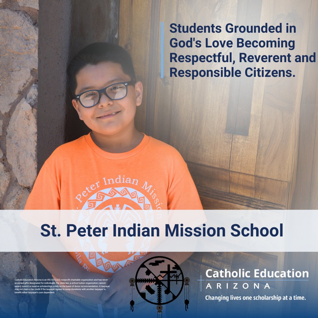 Our Diocese of Phoenix Catholic Schools are dedicated to blending faith-filled education and academic excellence. To help underserved children in AZ receive a quality education, visit catholiceducationarizona.org Tax Year 2025 credits can be contributed through April 15, 2026.