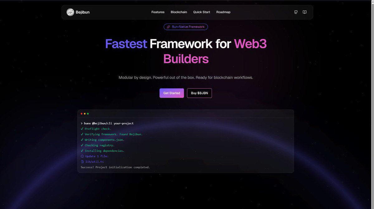 Raiseitguy's tweet image. New website for running $BJBN looks sick🔥
