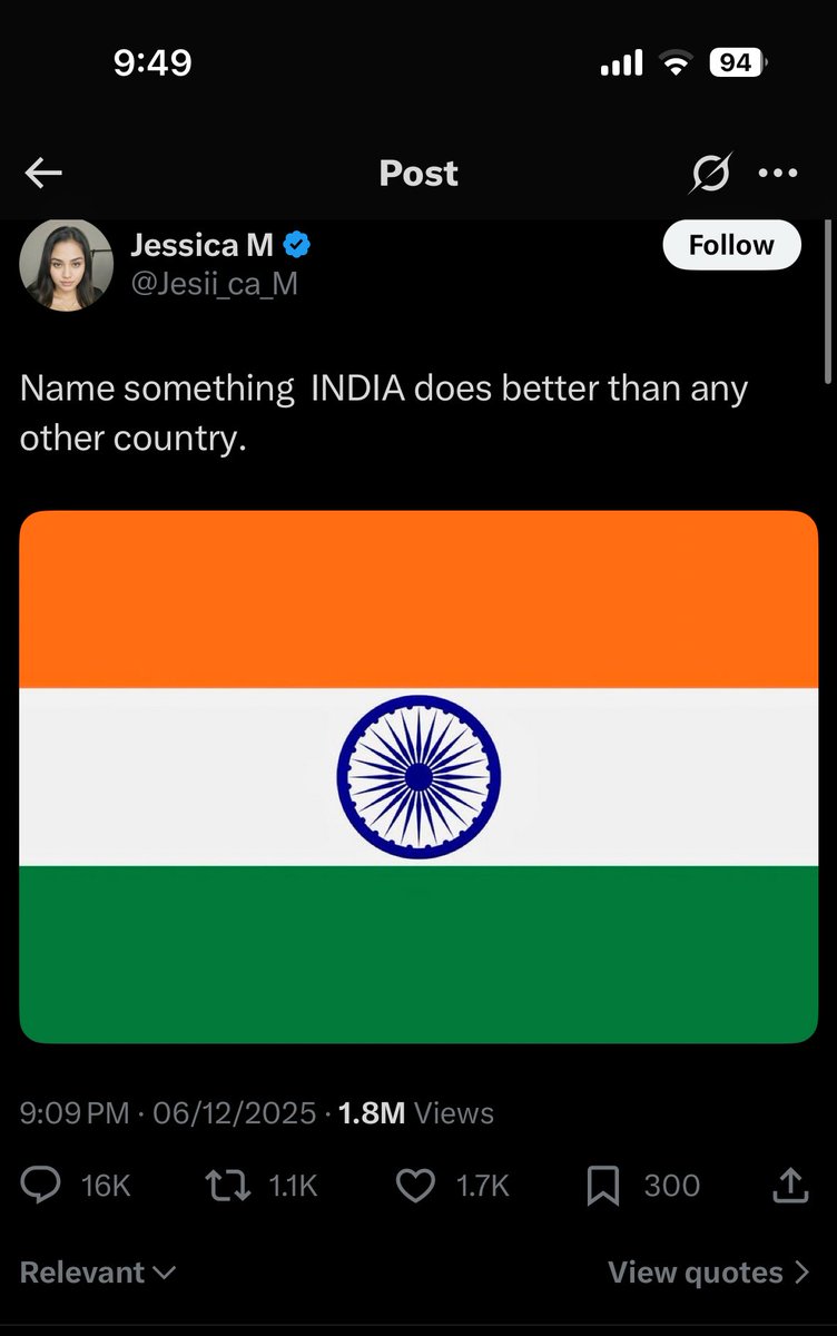 Shees421's tweet photo. @Jesii_ca_M The Indian obsession of Pakistan is such a big problem. https://t.co/2n9xUvtHjQ