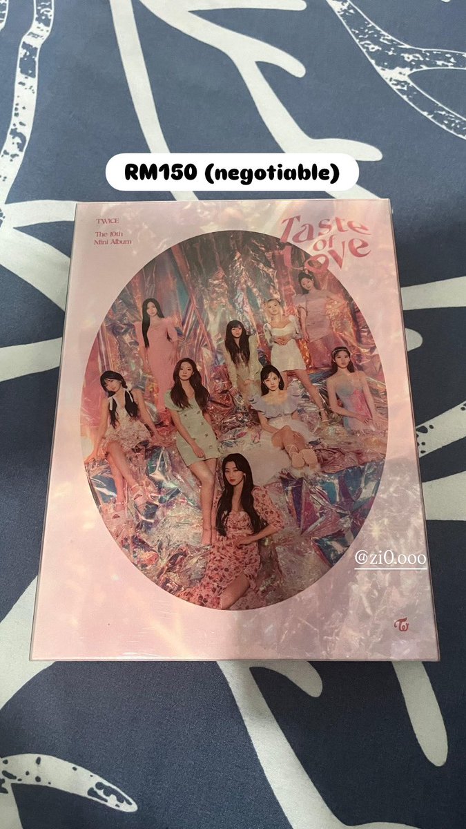Na_zioo's tweet image. [WTS] TWICE TASTE OF LOVE (In Love Ver.) – On Hand, Unsealed

✨ Full Bundle RM150 (nego) – Rare WithDrama Jihyo POB + 4 Official PCs + photobook, CDs &amp;amp; collectibles
💡 Items also sold individually, DM for prices
📦 RM4 | 📮 WM RM8/EM RM16 |📍 Shah Alam/Subang
#pasarTWICE #twice