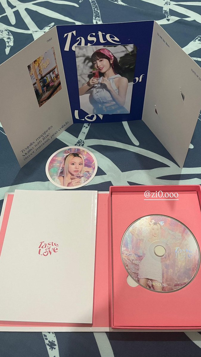 Na_zioo's tweet image. [WTS] TWICE TASTE OF LOVE (In Love Ver.) – On Hand, Unsealed

✨ Full Bundle RM150 (nego) – Rare WithDrama Jihyo POB + 4 Official PCs + photobook, CDs &amp;amp; collectibles
💡 Items also sold individually, DM for prices
📦 RM4 | 📮 WM RM8/EM RM16 |📍 Shah Alam/Subang
#pasarTWICE #twice