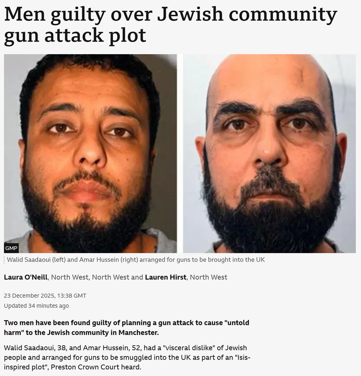Oh look another UK Islamist attack foiled but are these British born or immigrants ? I'm guessing the latter. Prison then deport!!!!!