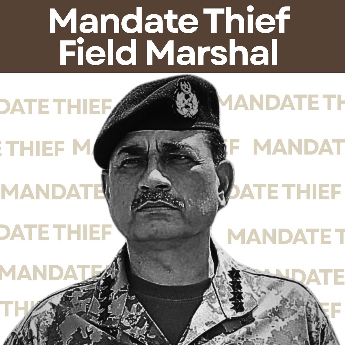 InsafPK's tweet image. “Asim Munir is the most tyrannical dictator in history and is mentally unstable.”

- Former Prime Minister @ImranKhanPTI 

#ذہنی_مریض_نامنظور