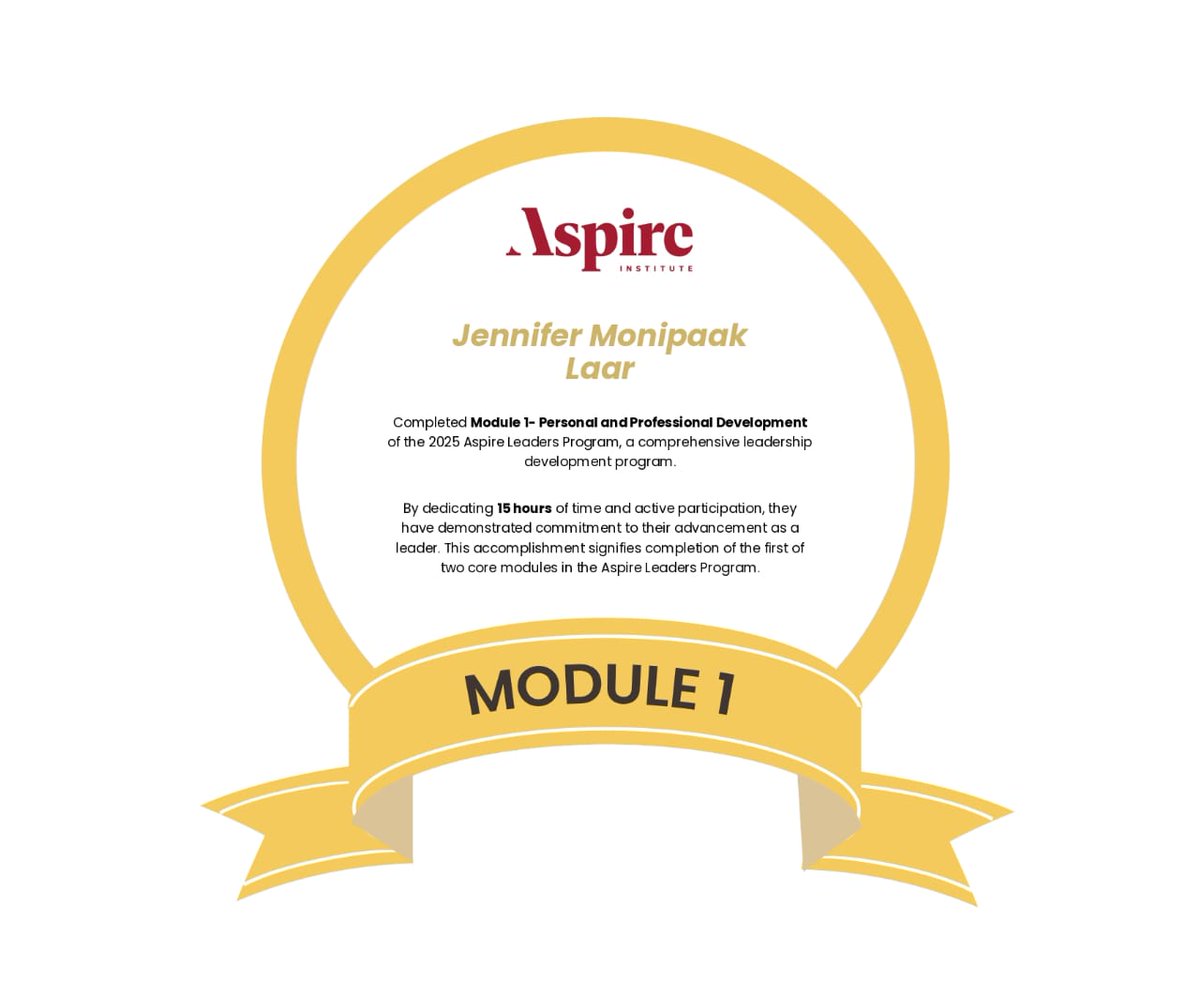 laarmonipaak23's tweet image. Grateful to have completed Modules 1 &amp;amp; 2 of the @aspire_leaders Program, a global leadership journey by the Aspire Institute rooted in a Harvard University initiative. Honored to be selected among 9,988 students worldwide. 
#AspireLeadersProgram 
#AspireInspiresFirstGen