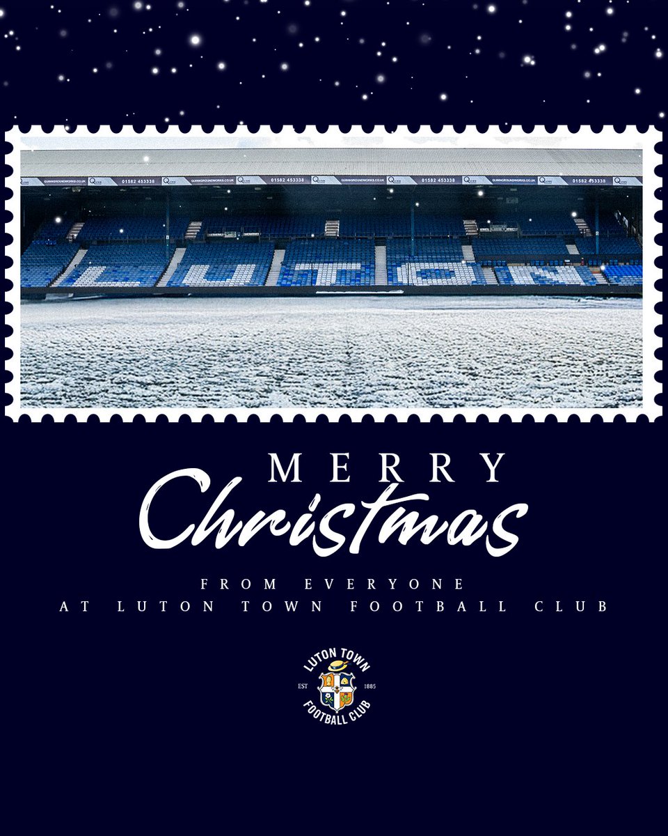 Merry Christmas from everyone at Luton Town Football Club 🎁