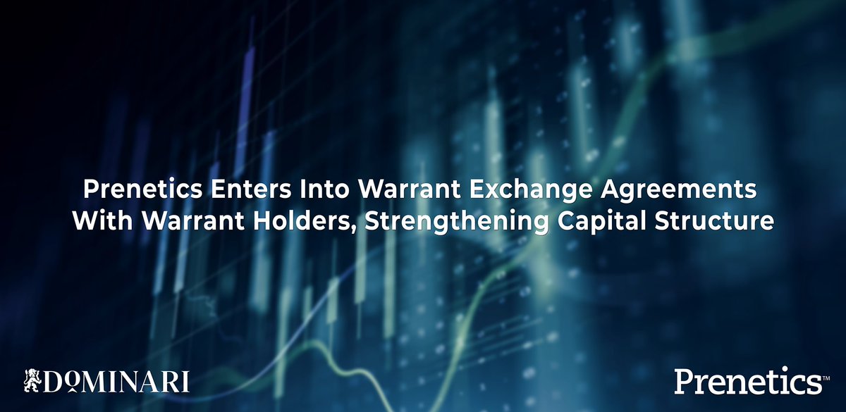 Prenetics Enters Into Warrant Exchange Agreements With Warrant Holders, Strengthening Capital Structure

CHARLOTTE, N.C., Dec. 23, 2025 (GLOBE NEWSWIRE) -- Prenetics Global Limited (NASDAQ: PRE) (“Prenetics” or the “Company”), a leading health sciences company and parent of the
