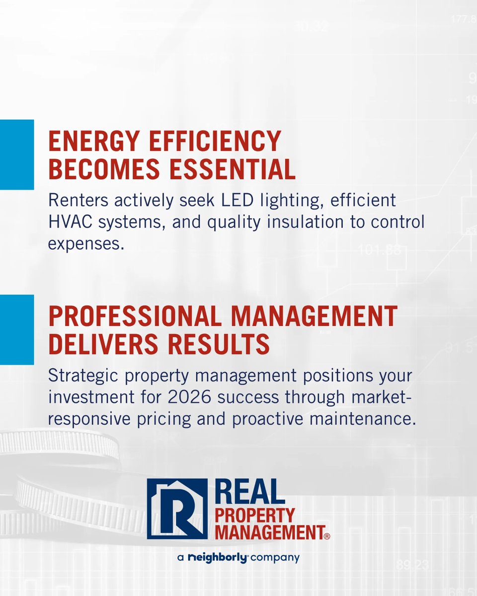 Real Property Management® monitors these trends daily across 450+ locations nationwide. Our market intelligence helps property owners make informed decisions about pricing, upgrades, and positioning. Let's prepare your portfolio for a profitable 2026. 🏠