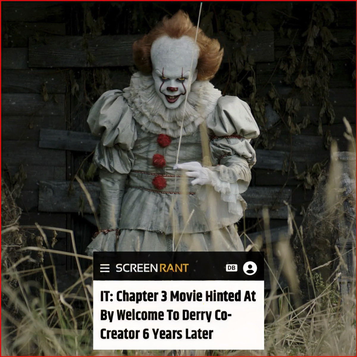 Pennywisefan111's tweet image. One Last Chapter. 
#ITChapterThree #ITWelcomeToDerry
