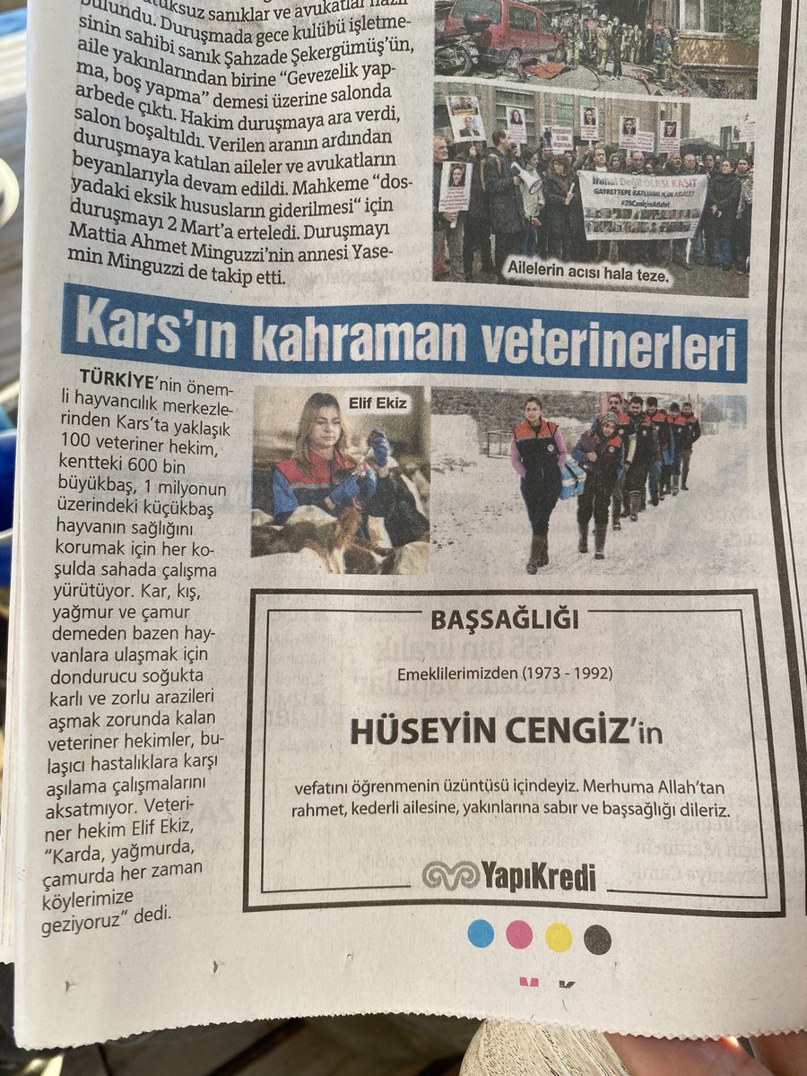 melikekarya's tweet photo. Bu haber sadece zor  koşullarda aşıya giden #VeterinerHekim haberi değil!
Hayvan sağlığı, halk sağlığı, zoonotik hastalıklarım engellenmesiyle yetiştiriciye destek, hayvan refahının ve gıda güvencesinin sürekliliğinin sağlanması, ülke ekonomisine destek…
Hekim hekimdir! https://t.co/4Qqnk9eSec