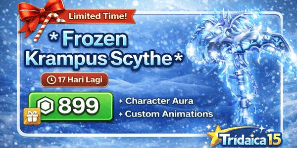 AluminousBlue's tweet image. Gifting the Frozen Krampus Scythe to 5 people who comment their username..

[Must follow me]