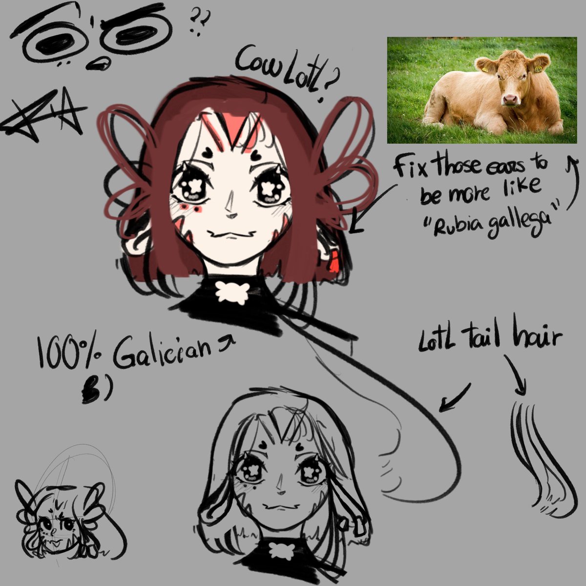 riachueloh's tweet photo. Take this old wip of some crazy ideas i got for my redesign (I'm still alive just surviving double shifts) https://t.co/QAqYA2DxKZ