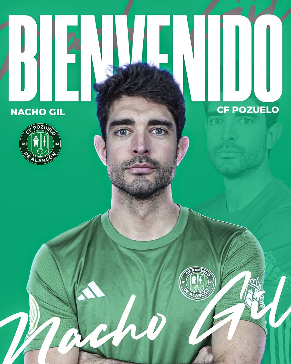 𝗙𝗜𝗖𝗛𝗔𝗝𝗘 |

🤝 NACHO GIL, FICHADO 🤝

🙌 Nacho Gil se convierte en nuevo jugador

🔝 Jugador experimentado en la categoría y canterano nuestro. Viene de jugar en Islandia los últimos años, gran refuerzo y veteranía para el mediocampo 💪

¡¡ Bienvenido a casa por Navidad !!