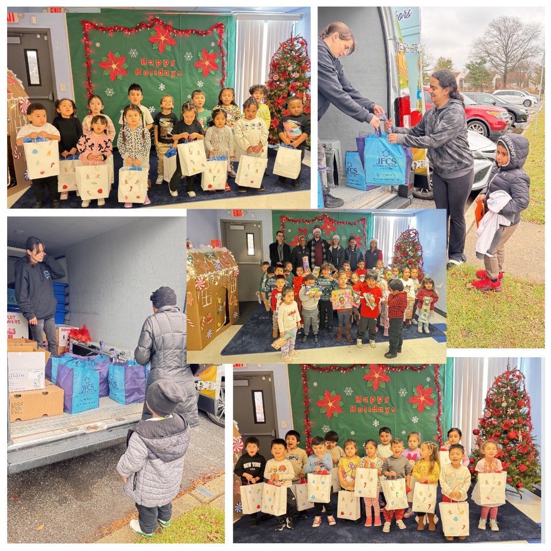 Twin Rivers Head Start thanks these donors: Woman's Club of Cranbury - books; Kathy Wise - Christmas ornaments &amp; candies for parents; St. Paul’s Lutheran Church - sweat suits, hats, mittens, books and McDonalds gift cards; Mercedes Benz - toys; and
#JFCS - Food Distribution.