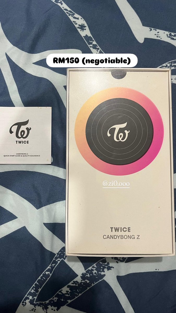 Na_zioo's tweet image. [WTS] TWICE CANDYBONG Z Lightstick – Lightly Used, On Hand

✨ RM150 (nego) – Fully functional &amp;amp; lightly used
💡 Perfect for concerts &amp;amp; collectors
📦 WM RM8 / EM RM16 | 📍 Shah Alam/Subang
#pasarTWICE #twice