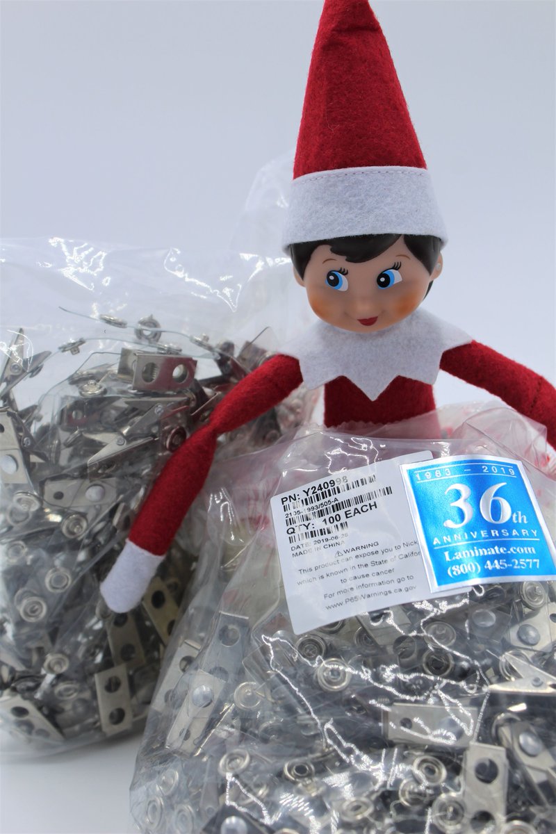 Laminatecom's tweet image. The Team at Laminate.com asked Lucile what she wanted to take back to the North Pole with her and she replied "Vinyl Straps Clips" bit.ly/3741osw  Add these goodies to your wish list by calling 1-800-445-2577