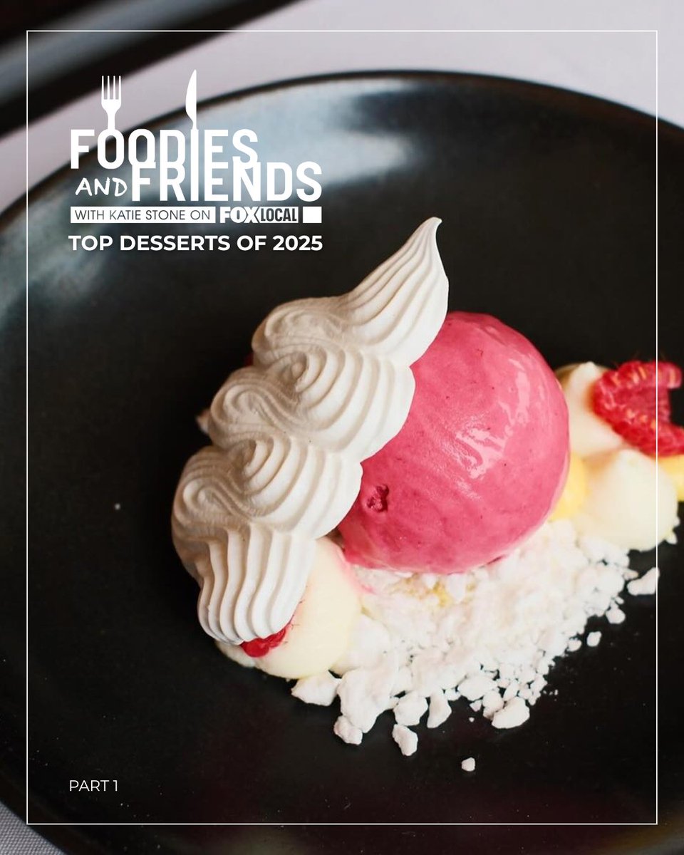 FOX26Foodies's tweet photo. Dessert lovers, this one’s for you. 🍰 This week on @fox26foodies, hosted by @katiestonehtx, we’re diving into Katie’s favorite desserts of 2025, featuring unforgettable sweets from restaurants all across Houston! Watch Part 1 now ➡️ https://t.co/swQdgqcYWP https://t.co/oLPN4Kp7wU