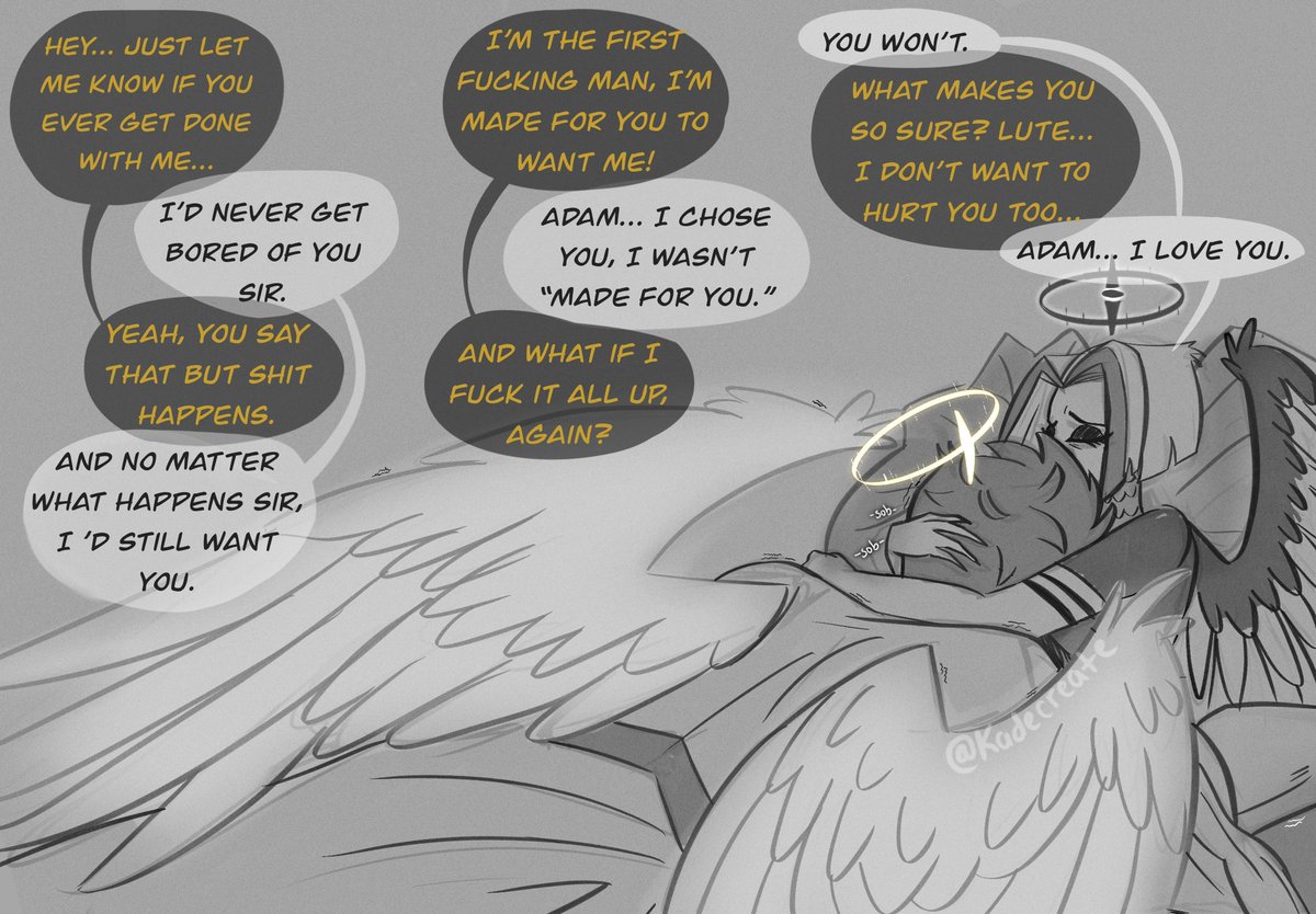 kadecreate's tweet image. Every now and again, the cracks show through…

#guitarspear #adamhazbinhotel #lutehazbinhotel #adamxlute #hazbinhotel