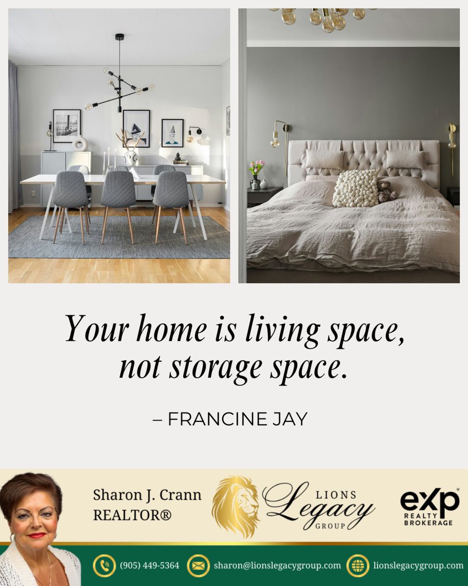 sharoncrann's tweet image. ✨ Creating a living space means prioritizing experiences, memories, and meaningful decor that brings happiness and peace.

What can be cleared out to make room for what truly matters? Share your decluttering tips!

#minimalism #homedesign #interiorinspiration #realestate