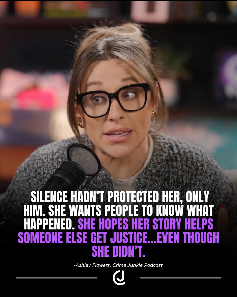 CrimeJunkiePod's tweet photo. She never got justice, but she refuses to let her story end there.
One woman is speaking out to protect the next teen who decides to join the program she was part of, where she says she was groomed and abused.

Watch the full episode now on Crime Junkie. https://t.co/fCfxIHXzll
