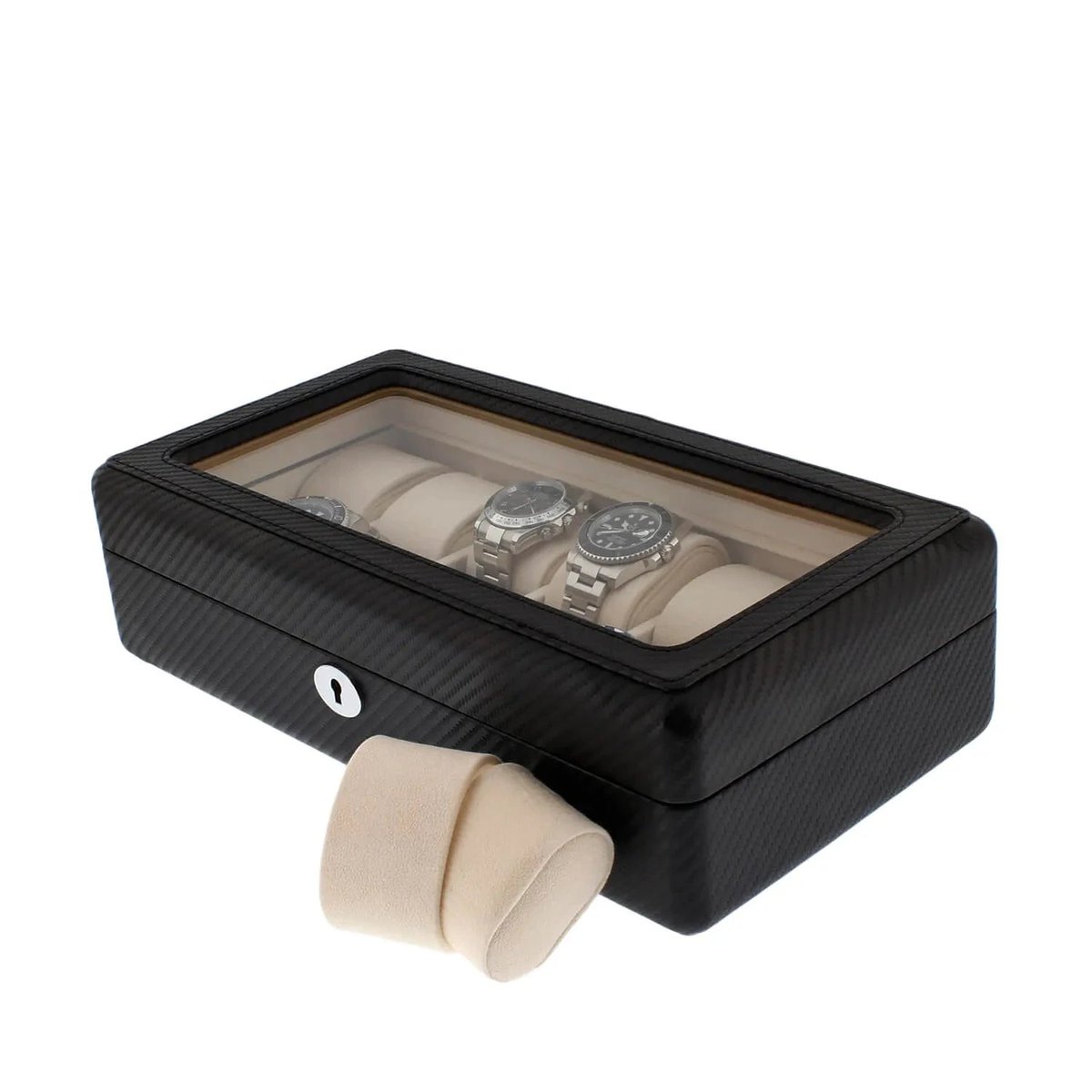 aevitas_uk's tweet image. Keep your collection safe with our Carbon Fibre Leather Watch Box for 12 watches. Durable exterior, structured interior, and priced at £220.95. Perfect for those who value function and style. #WatchStorage #LuxuryStorage aevitas-uk.co.uk/products/carbo…