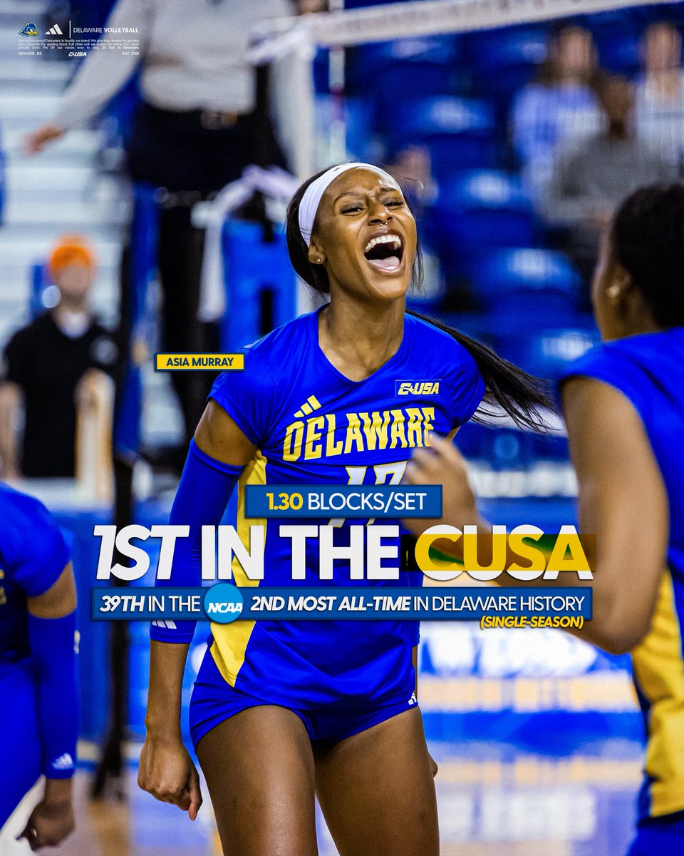 Delaware Volleyball tweet media