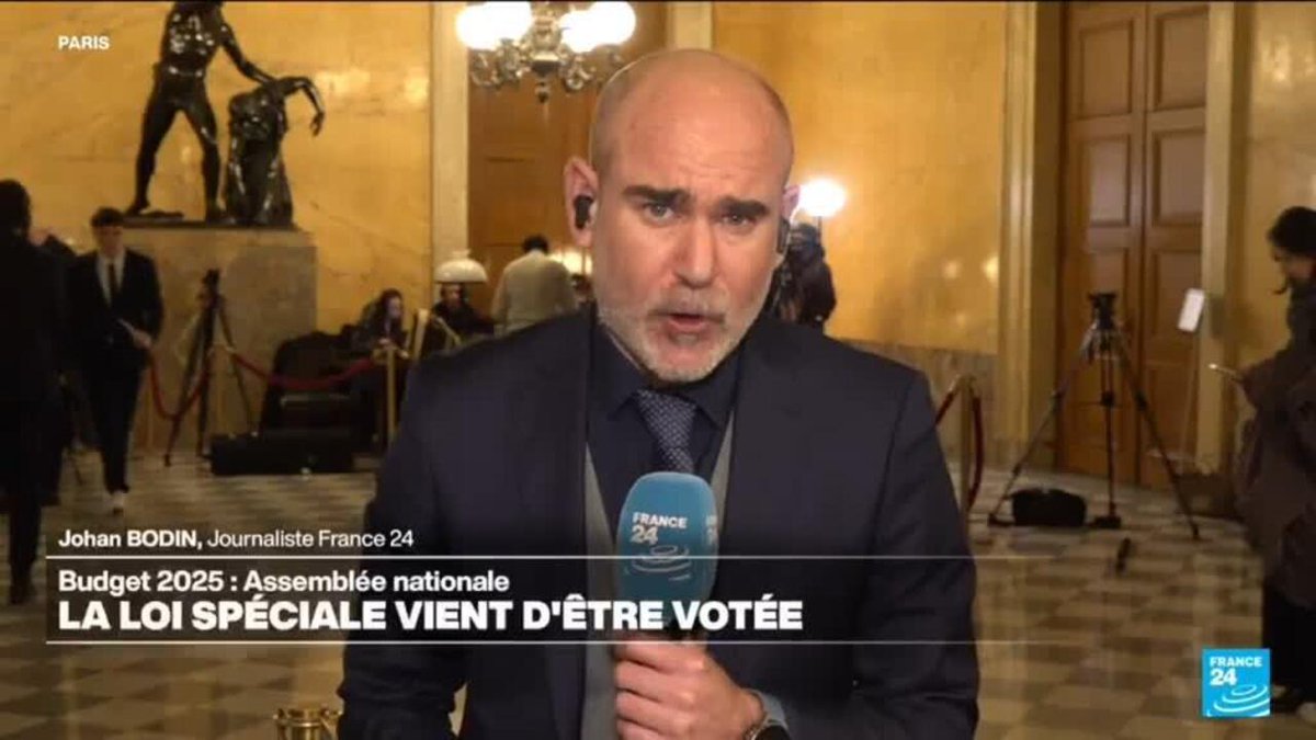 France : la loi spéciale sur le budget votée à l'Assemblée nationale f24.my/BdR9.x