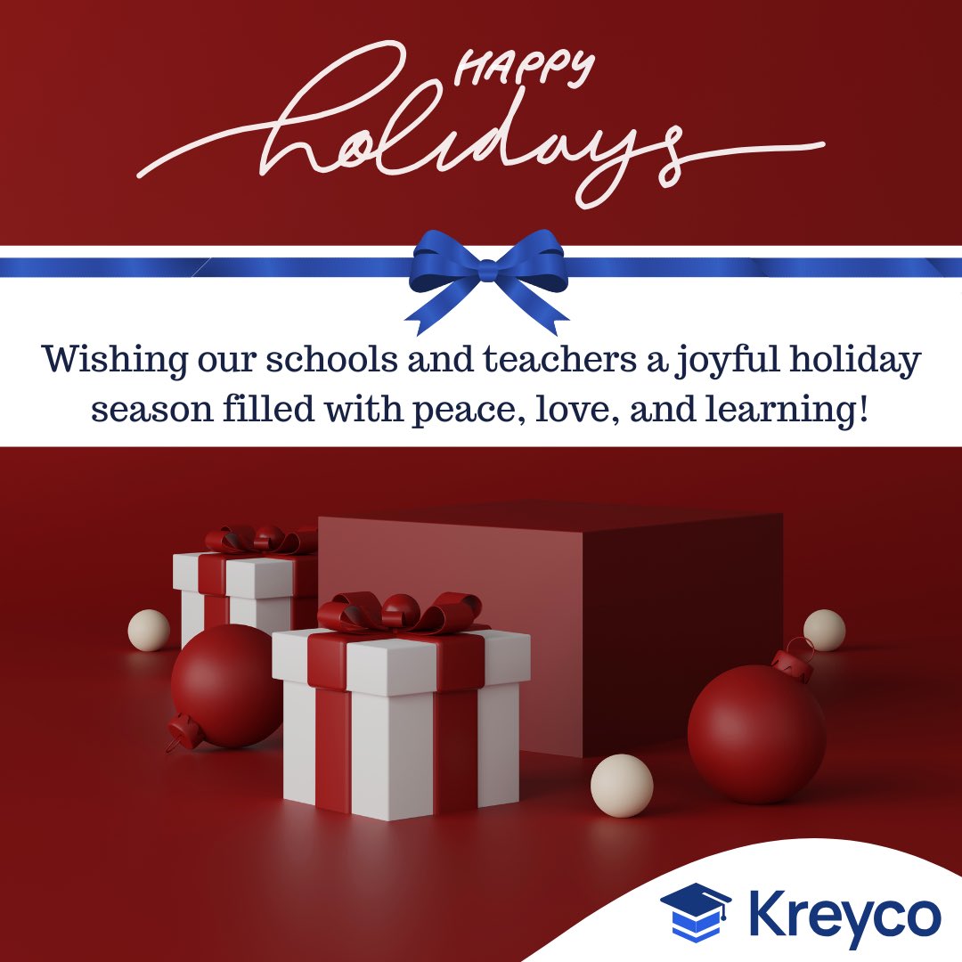 ✨🎄 Happy Holidays! Wishing our schools and teachers a joyful season filled with peace, love, and learning. 🎁📚
