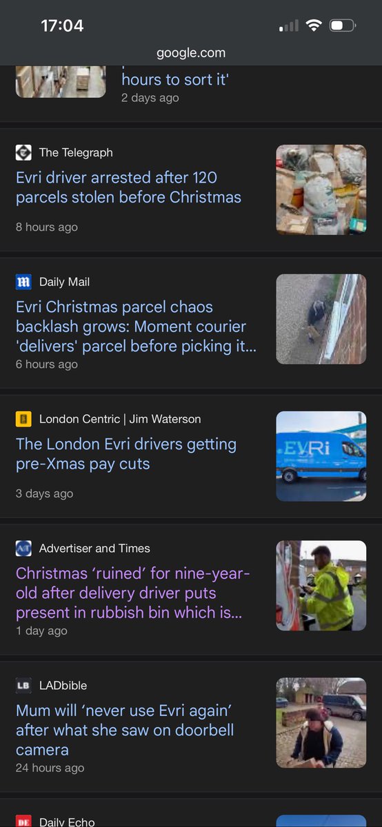 darksister841's tweet image. I have successfully completed Christmas shopping without #Evri being involved, so all of my stuff turned up on time and not damaged. 

Retailers should highlight which delivery company they use, I think most people would head elsewhere if Evri were being used.