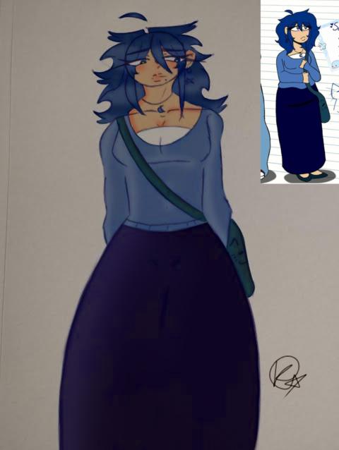 Heart_LessK's tweet image. piece of art trade i made for @grumpyr0ach