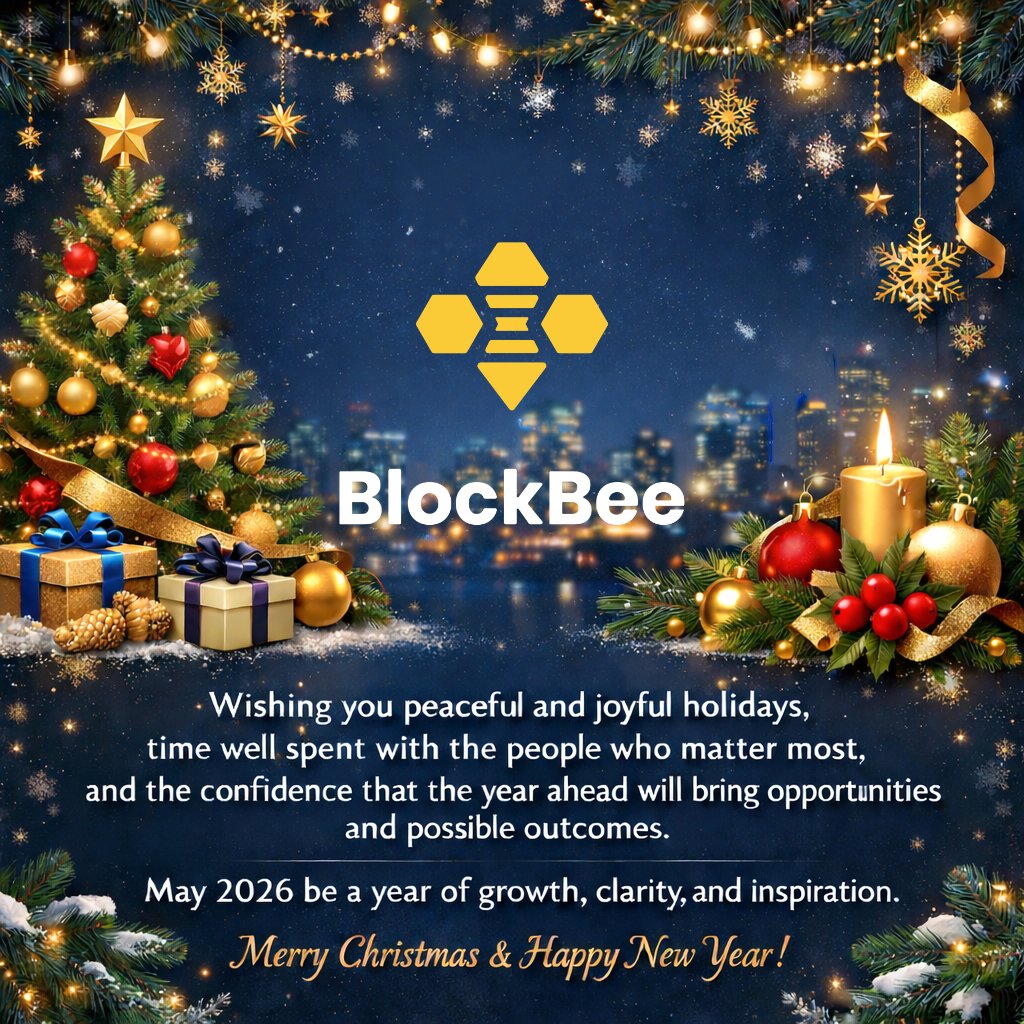 blockbee_io's tweet image. Another year is closing! We wish you a 2026 full of health and success!🐝