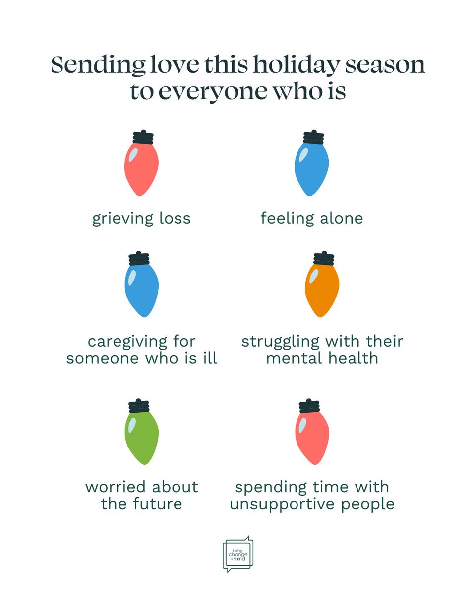 BC2M's tweet image. The holidays look different for everyone. If you aren't feeling merry &amp;amp; bright these days, please know that you are not alone.💚