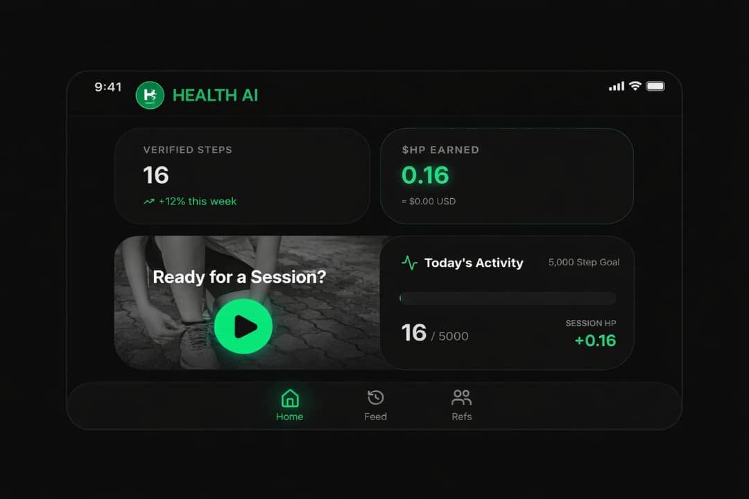 We’ve been building tirelessly behind the scenes. Testing. Refining. Improving. Health AI is ready to step out. Walk-to-earn, health tracking, and a smarter way to stay active  all in one app. 

Going live soon. 🚀