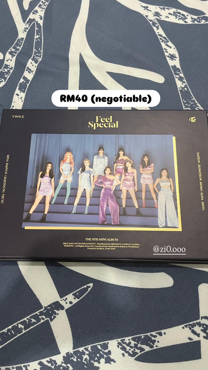 Na_zioo's tweet image. [WTS] FEEL SPECIAL 8th Mini Album (B Ver. – NAYEON CD)

Price: RM40 (negotiable)

📍 On Hand (Unsealed)
📍 Packaging Fee: RM4.00
📍 Postage Fee WM RM8.00 / EM RM16.00
📍 Self‑pickup available 💗 (Shah Alam/Subang area)

DM me if you’re interested 💌
#pasarTWICE #twice