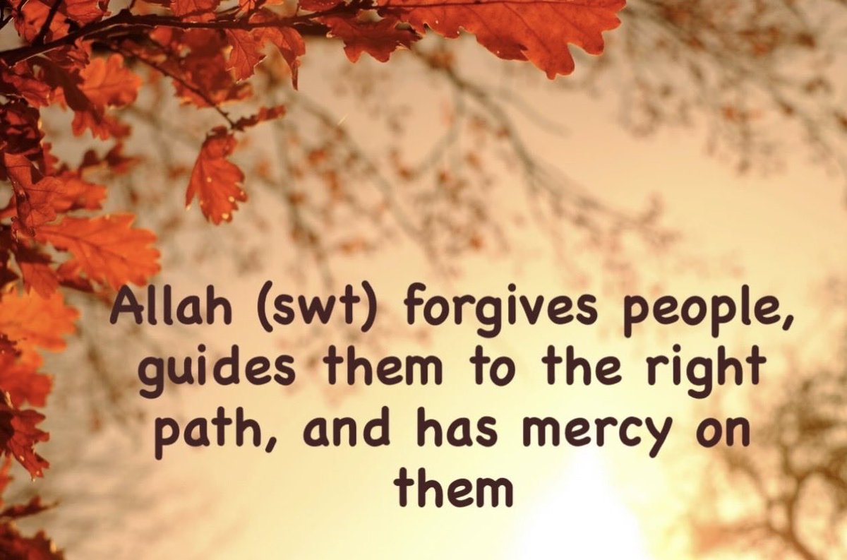 GuidedSoul111's tweet photo. Allah (swt) forgives people, guides them to the right path, and has mercy on them. He provides sustenance and helps and protects His servants. At the same time, it is Him (swt) who punishes those insisting on shirk (polytheism) and kufr (disbelief).
#Allah #rightpath #polytheism https://t.co/xAEsdXkklW
