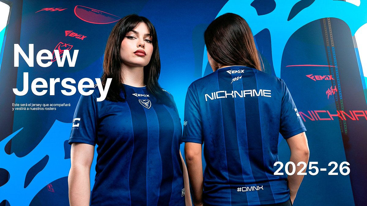 👕 | 𝐂𝐀𝐌𝐈𝐒𝐄𝐓𝐀 

Esta será el JERSEY que vestirá nuestra ALMA este año.

Volvemos con <a href="/Emix_Gaming_/">EmixGaming</a> para esta nueva camiseta.

🛒Pronto a la venta.
