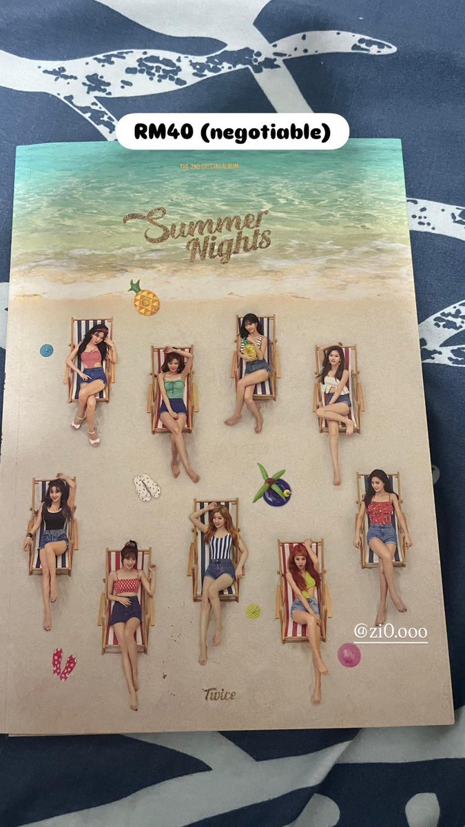 Na_zioo's tweet image. [WTS] SUMMER NIGHTS 2nd Special Album (B ver. – CHAEYOUNG CD)

Price: RM40 (negotiable)

📍 On Hand (Unsealed)
📍 Packaging Fee: RM4.00
📍 Postage Fee WM RM8.00 / EM RM16.00
📍 Self‑pickup available 💗 (Shah Alam/Subang area)

DM me if you’re interested 💌
#pasarTWICE #twice