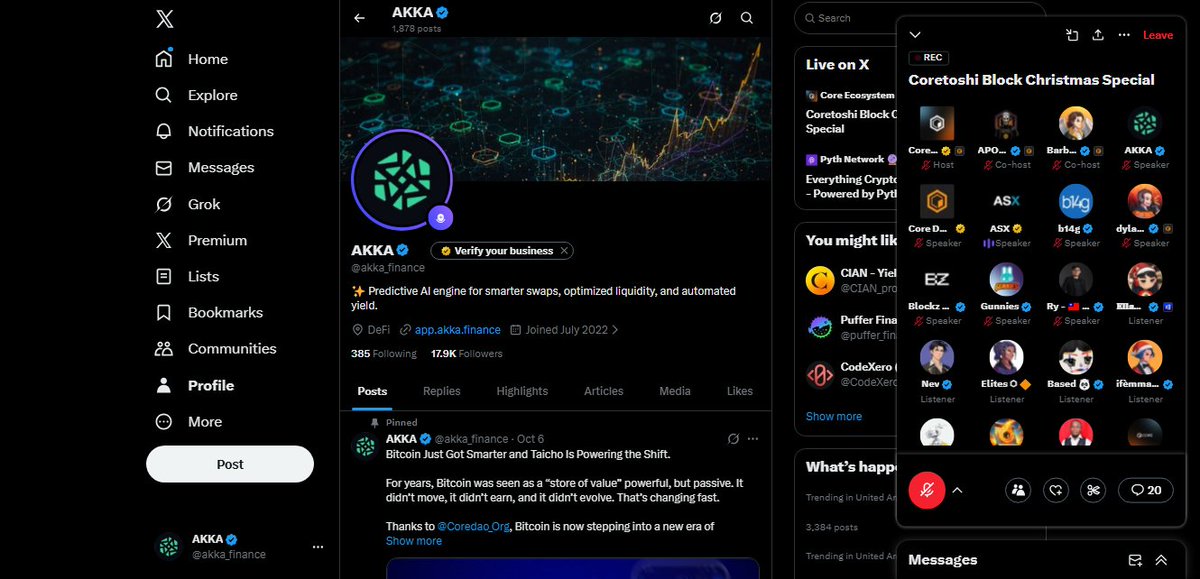 Price is temporary. Community is permanent.

Akka is bullish on the <a href="/Coredao_Org/">Core DAO 🔶</a> community.

Drop a 🔶 if you are holding strong.
