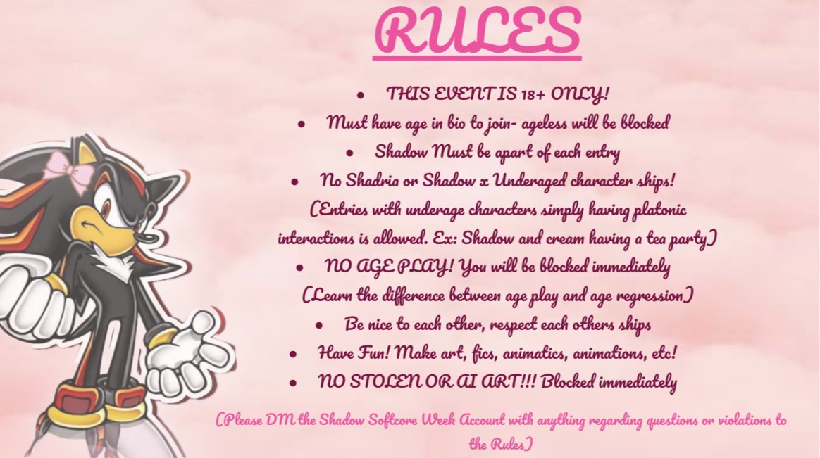 🩷Softcore Shadow Week🩷 tweet media