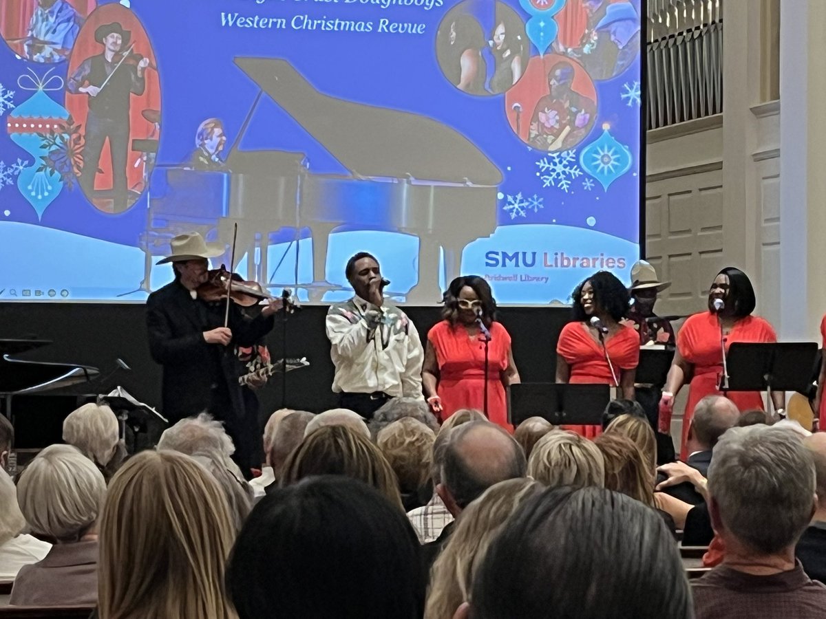 GreenhawRecords's tweet photo. The #LightCrustDoughboys and Honorary Doughboy @larrygmusic performed LIVE @SMU last week.  Presented by @BridwellLibrary https://t.co/XCEvm63XKZ