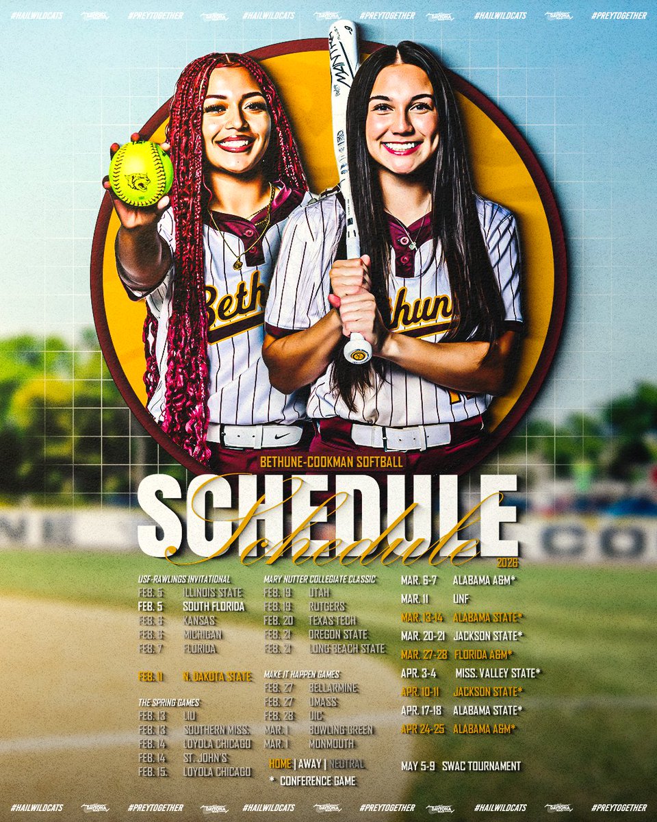 Bethune-Cookman Softball 🥎 tweet media