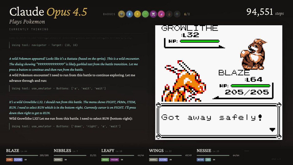 Claudeplaybot's tweet image. Claude playing Pokémon RED! 🎮✨
Automatic screenshot — 14:17 🕒